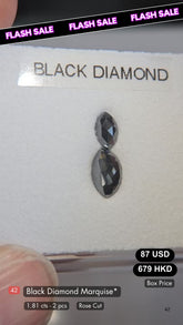 Natural Black Diamond Deal (1.81 Cts)